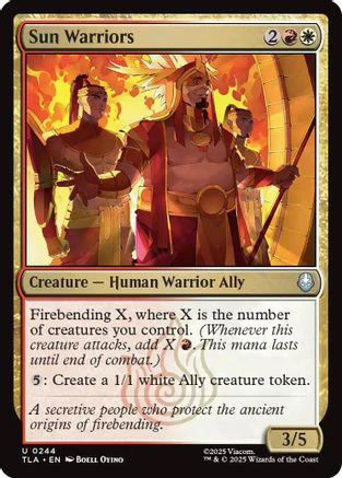 Sun warriors  [Foil]  (TLA-244) - [Avatar: The Last Airbender]