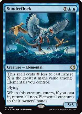 Sunderflock  [Foil]  (ECL-074) - [Lorwyn Eclipsed]