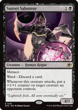 Sunset Saboteur  (PPEOE-116) - [Promo Pack: Edge of Eternities]
