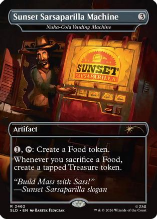 Sunset Sarsaparilla Machine - Nuka-Cola Vending Machine  [Foil]  (SLD-2462) - [Secret Lair Drop Series]