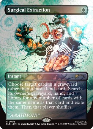 Surgical Extraction (2003) (Rainbow Foil)  [Foil]  (SLD-2003) - [Secret Lair Drop Series]