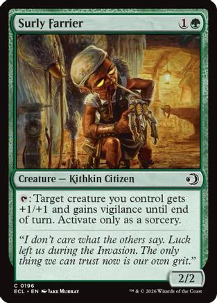 Surly Farrier  (ECL-196) - [Lorwyn Eclipsed]