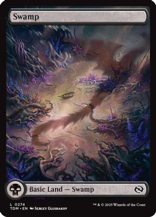 Swamp  [Foil]  (TDM-274) - [Tarkir: Dragonstorm]