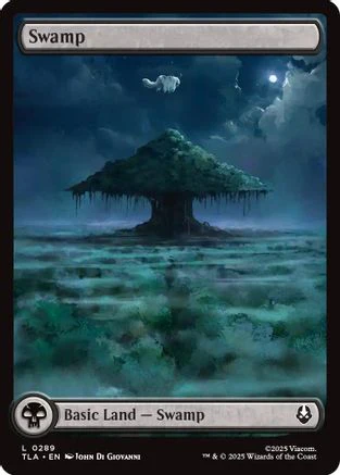 Swamp (289)  [Foil]  (TLA-289) - [Avatar: The Last Airbender]