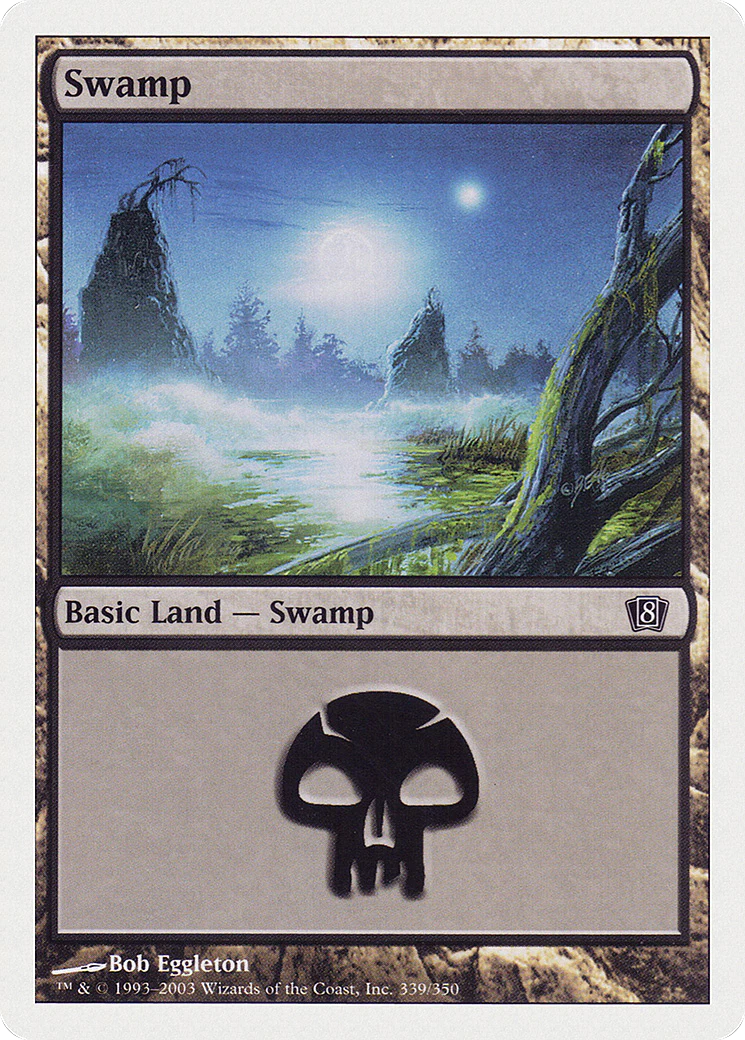 Swamp  (8ED-339) - [Eighth Edition]