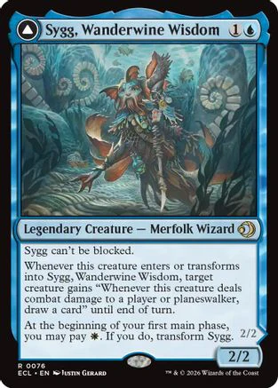 Sygg, Wanderwine Wisdom  [Foil]  (ECL-076) - [Lorwyn Eclipsed]