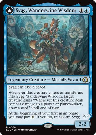 Sygg, Wanderwine Wisdom  [Foil]  (PPECL-076) - [Promo Pack: Lorwyn Eclipsed]