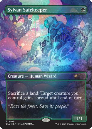 Sylvan Safekeeper (Galaxy Foil)  [Foil]  (SLD-2109) - [Secret Lair Drop Series]