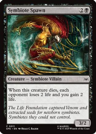 Symbiote Spawn  [Foil]  (SPE, MAR-011) - [Marvel's Spider-Man: Eternal-Legal]