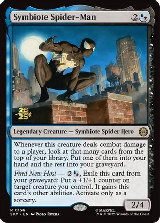 Symbiote Spider-Man  [Foil]  (PRE-156) - [Prerelease Cards]