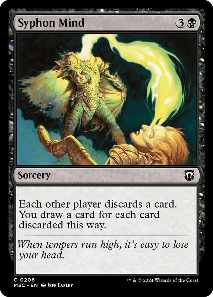 Syphon Mind  [Foil]  (M3C-206) - [Modern Horizons 3 Commander]