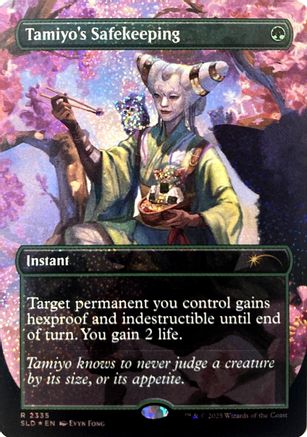 Tamiyo's Safekeeping (Confetti Foil)  [Foil]  (SLD-2335) - [Secret Lair Drop Series]