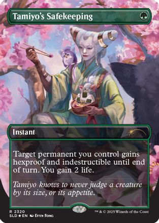 Tamiyo's Safekeeping (Rainbow Foil)  [Foil]  (SLD-2320) - [Secret Lair Drop Series]