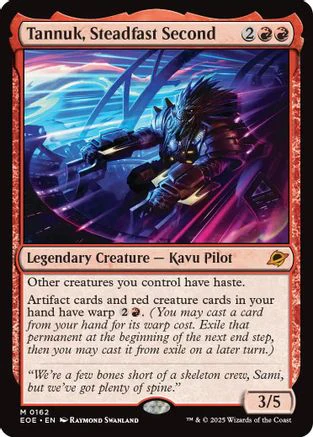 Tannuk, Steadfast Second  [Foil]  (EOE-162) - [Edge of Eternities]