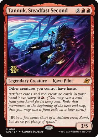 Tannuk, Steadfast Second  [Foil]  (PRE-162) - [Prerelease Cards]