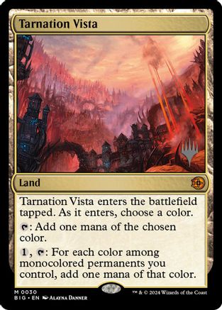 Tarnation Vista  [Foil]  (PPEOE-030) - [Promo Pack: Edge of Eternities]