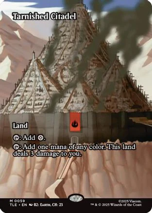 Tarnished Citadel (Borderless)  (TLE-059) - [Avatar: The Last Airbender: Eternal-Legal]