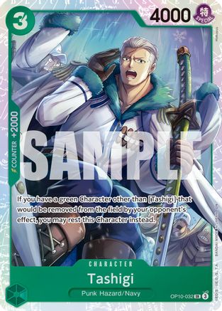 Tashigi (Reprint) (OP10-032) - [Premium Booster -The Best- Vol. 2] Foil