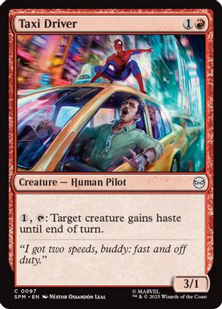 Taxi Driver  [Foil]  (SPM-097) - [Marvel's Spider-Man]