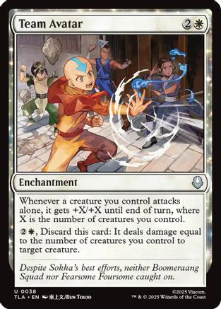 Team Avatar  [Foil]  (TLA-038) - [Avatar: The Last Airbender]
