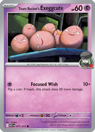 Team Rocket's  exeggcute - (077) [ME Ascended Heroes]