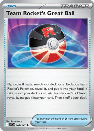 Team Rocket's Great Ball - (205) [ME Ascended Heroes]