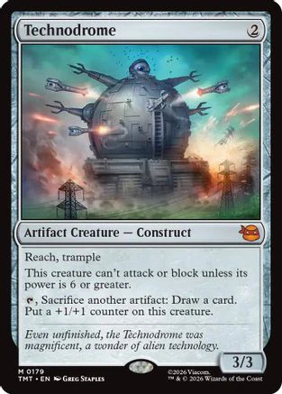 Technodrome  [Foil]  (TMT-179) - [Teenage Mutant Ninja Turtles]