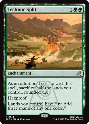 Tectonic Split  [Foil]  (TLE-144) - [Avatar: The Last Airbender: Eternal-Legal]