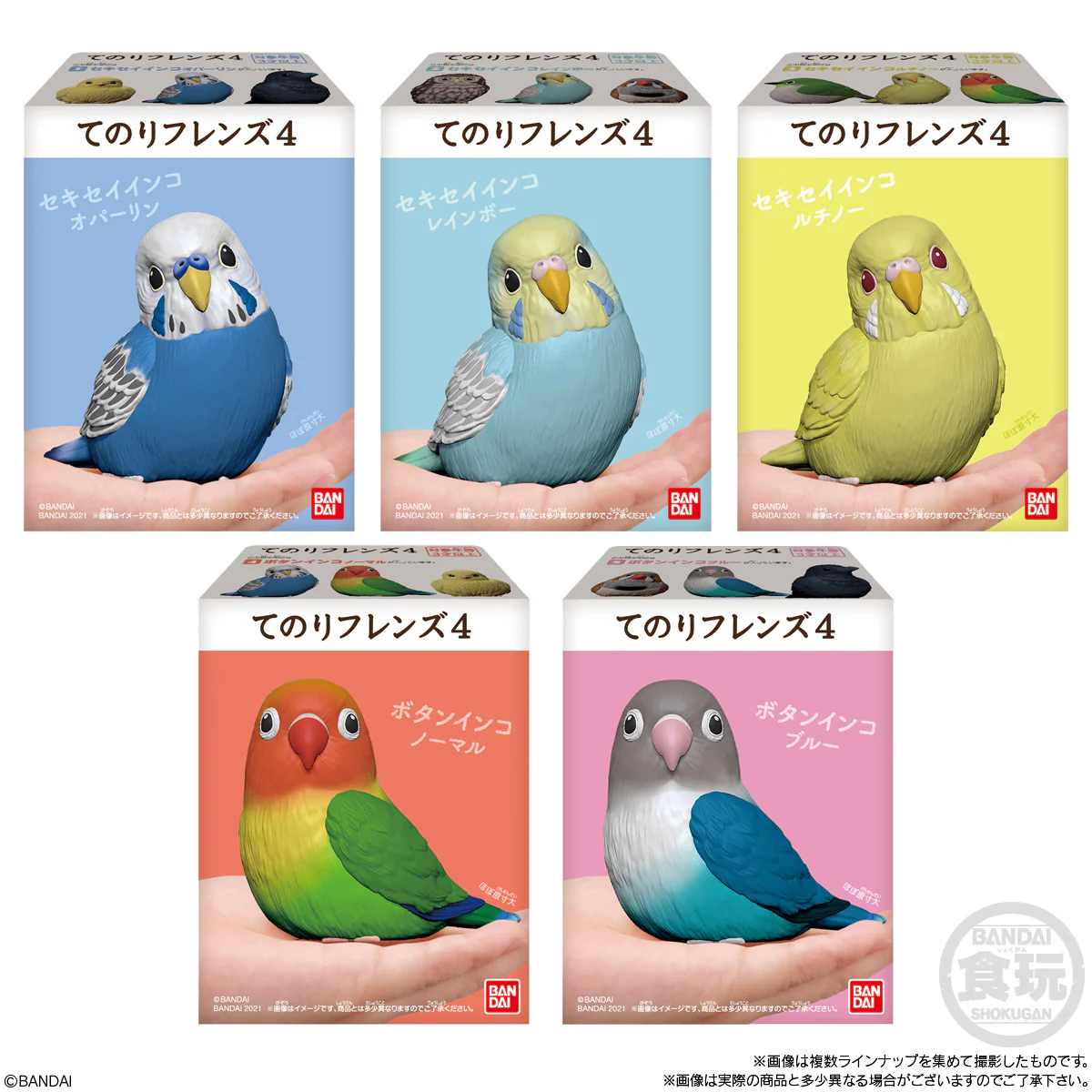 TENORI FRIENDS 4 BIRDS SHOKUGAN (1 Random PC)