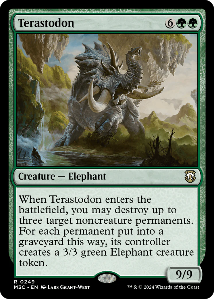 Terastodon  [Foil]  (M3C-249) - [Modern Horizons 3 Commander]