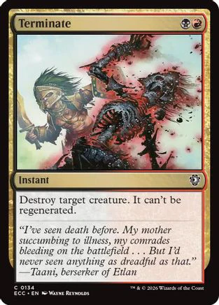 Terminate  (ECC-134) - [Commander: Lorwyn Eclipsed]