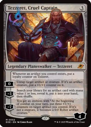 Tezzeret, Cruel Captain  (PPEOE-002) - [Promo Pack: Edge of Eternities]