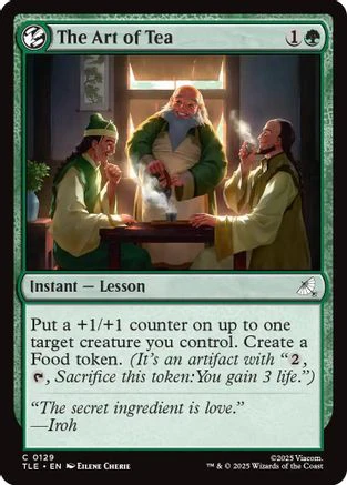 The Art of Tea  [Foil]  (TLE-129) - [Avatar: The Last Airbender: Eternal-Legal]