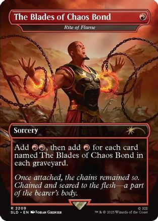 The Blades of Chaos Bond - Rite of Flame  (SLD-2209) - [Secret Lair Drop Series]