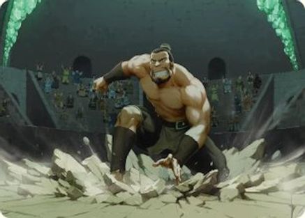 The Boulder, Ready to Rumble Art Card  (ASTLA-013) - [Art Series: Avatar: The Last Airbender]