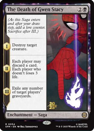 The Death of Gwen Stacy  [Foil]  (PRE-054) - [Prerelease Cards]