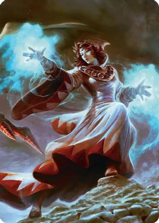 The Destined White Mage Scene Art Card  (ASFIN-003) - [Art Series: FINAL FANTASY]