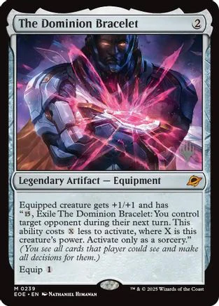 The Dominion Bracelet  [Foil]  (PPEOE-239) - [Promo Pack: Edge of Eternities]