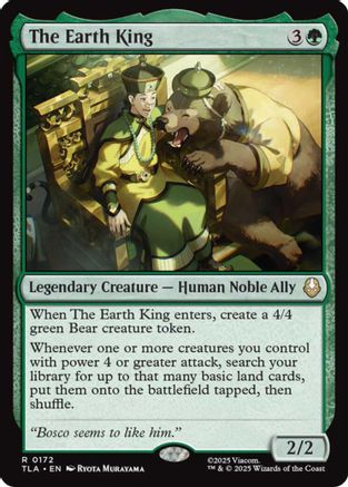 The Earth King  [Foil]  (TLA-172) - [Avatar: The Last Airbender]