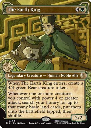 The Earth King (Showcase)  [Foil]  (TLA-344) - [Avatar: The Last Airbender]