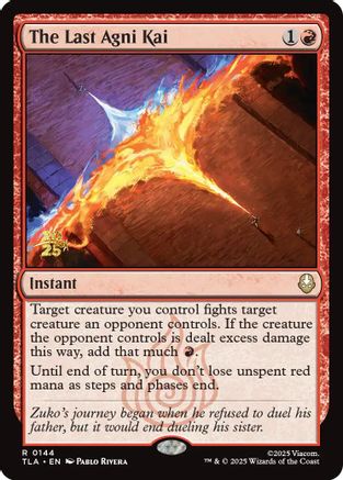 The Last Agni Kai  [Foil]  (PRE-144) - [Prerelease Cards]