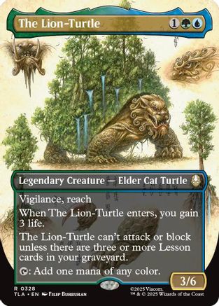 The Lion-Turtle (Borderless)  (TLA-328) - [Avatar: The Last Airbender]