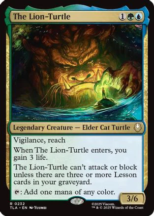 The Lion-Turtle  [Foil]  (TLA-232) - [Avatar: The Last Airbender]
