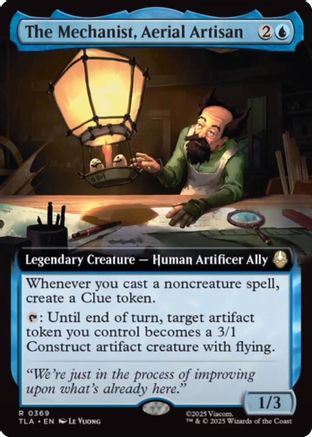 The Mechanist, Aerial Artisan (Extended Art)  [Foil]  (TLA-369) - [Avatar: The Last Airbender]