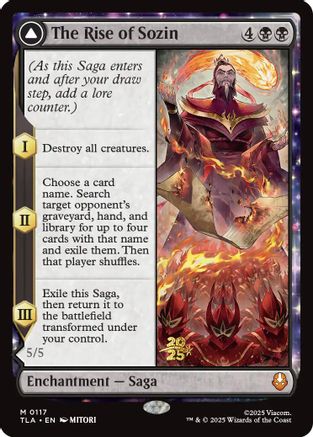 The Rise of Sozin  [Foil]  (PRE-117) - [Prerelease Cards]