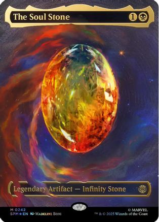 The Soul Stone (Cosmic Foil)  [Foil]  (SPM-242) - [Marvel's Spider-Man]