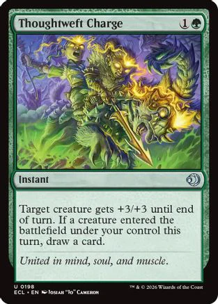 Thoughtweft Charge  [Foil]  (ECL-198) - [Lorwyn Eclipsed]