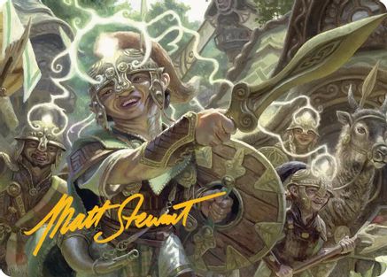 Thoughtweft Lieutenant Art Card (Gold-Stamped Signature)  (ASECL-026) - [Art Series: Lorwyn Eclipsed]