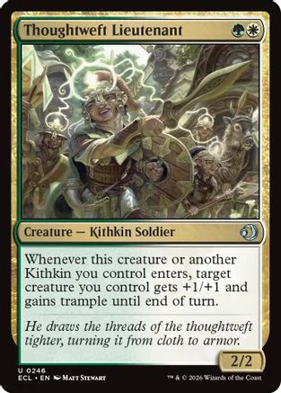 Thoughtweft Lieutenant  [Foil]  (ECL-246) - [Lorwyn Eclipsed]