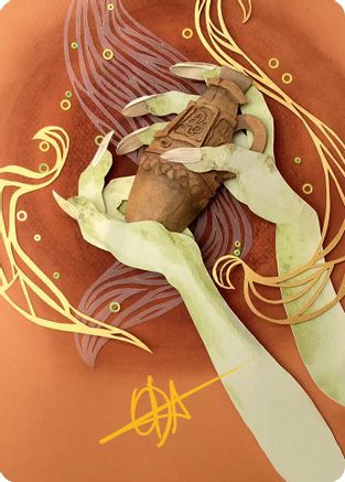 Thousand-Year Elixir Art Card (Gold-Stamped Signature)  (ASECL-054) - [Art Series: Lorwyn Eclipsed]